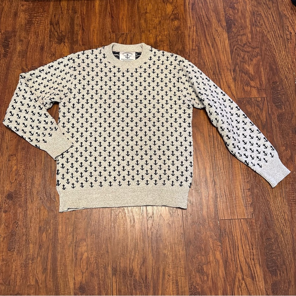 KJP Original Anchor Sweater Small Made in USA